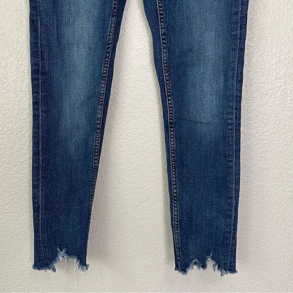 Zara Basic Denim Z1975 Raw Hem Skinny Jeans - Picture 4 of 10